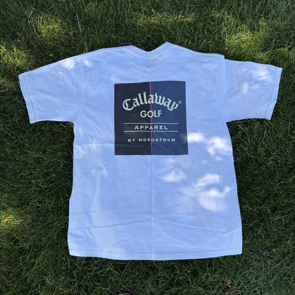 Vintage 1990's Nordstrom x Callaway Golf White T-shirt Size XL